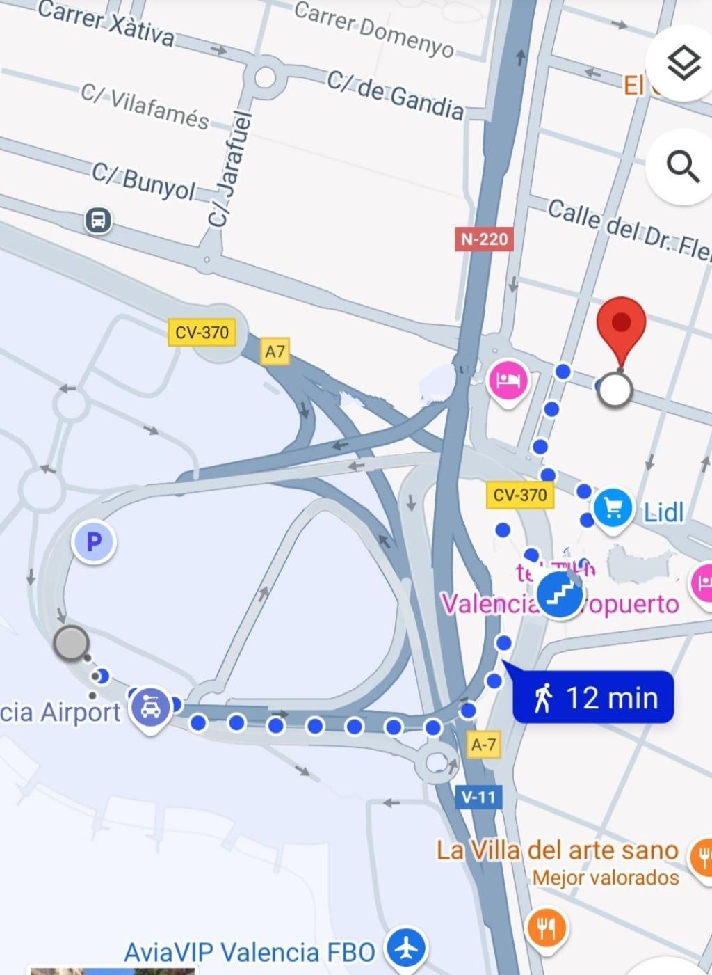 Alojamiento Junto Aeropuerto Valencia A Manises Exterior photo